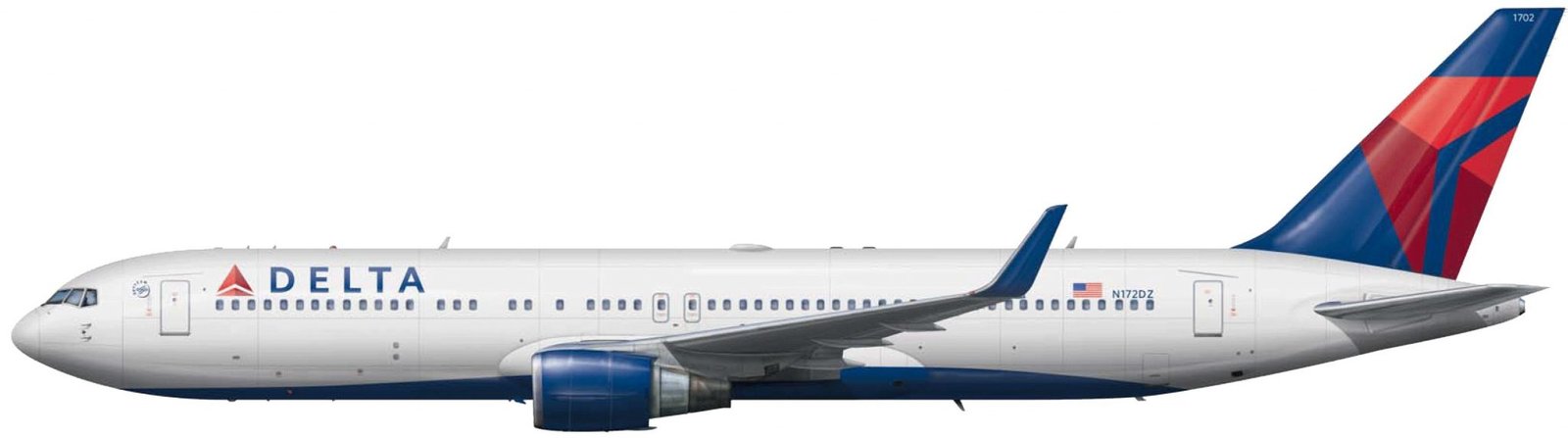 Боинг 737-800 вид сбоку